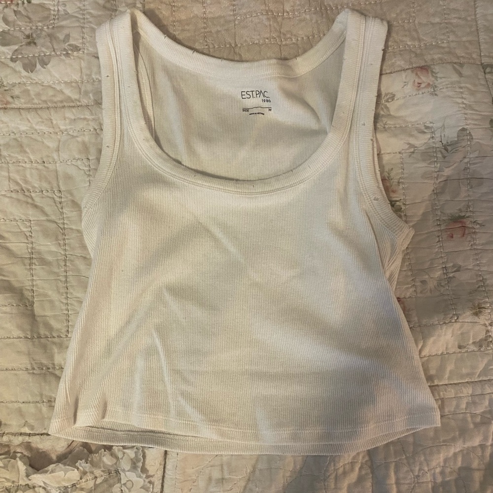 Women's White Tank Top